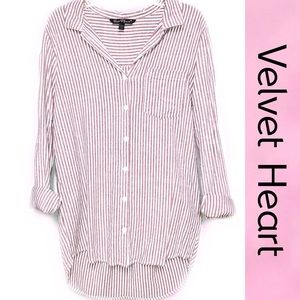 VELVET HEART Neiman Marcus Flannel Blouse S